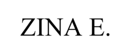 ZINA E. trademark