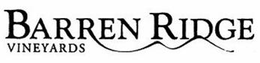 BARREN RIDGE VINEYARDS trademark