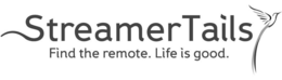 STREAMER TAILS FIND THE REMOTE. LIFE IS GOOD. trademark