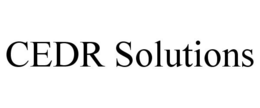 CEDR SOLUTIONS trademark