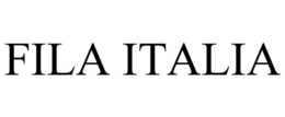 FILA ITALIA trademark