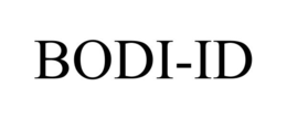 BODI-ID trademark