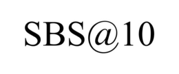 SBS@10 trademark