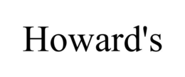 HOWARD'S trademark