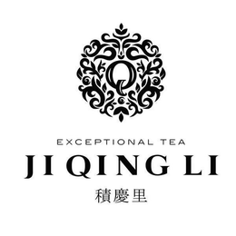 Q JI QING LI EXCEPTIONAL TEA trademark