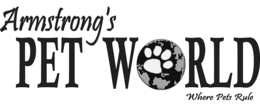 ARMSTRONG'S PET WORLD WHERE PETS RULE trademark