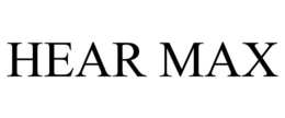HEAR MAX trademark