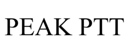 PEAK PTT trademark