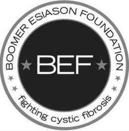 BEF BOOMER ESIASON FOUNDATION FIGHTING CYSTIC FIBROSIS trademark