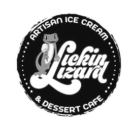 LICKIN LIZARD ARTISAN ICE CREAM & DESSERT CAFE trademark