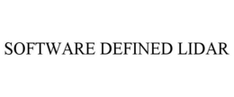 SOFTWARE DEFINED LIDAR trademark