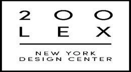200 LEX NEW YORK DESIGN CENTER trademark