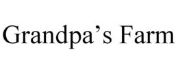 GRANDPA'S FARM trademark