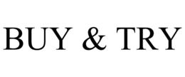 BUY & TRY trademark