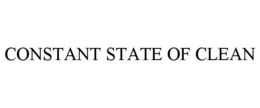 CONSTANT STATE OF CLEAN trademark