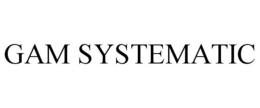 GAM SYSTEMATIC trademark
