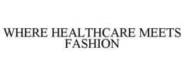 WHERE HEALTHCARE MEETS FASHION trademark