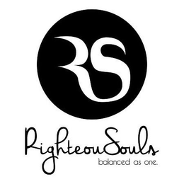 RIGHTEOUSOULS BALANCED AS ONE. RS trademark