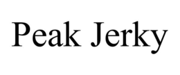 PEAK JERKY trademark