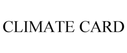 CLIMATE CARD trademark