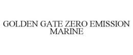 GOLDEN GATE ZERO EMISSION MARINE trademark