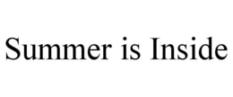 SUMMER IS INSIDE trademark