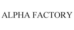 ALPHA FACTORY trademark