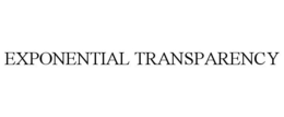 EXPONENTIAL TRANSPARENCY trademark
