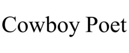 COWBOY POET trademark