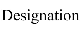 DESIGNATION trademark
