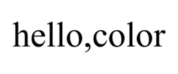HELLO,COLOR trademark