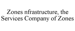 ZONES NFRASTRUCTURE, THE SERVICES COMPANY OF ZONES trademark