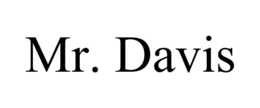 MR. DAVIS trademark