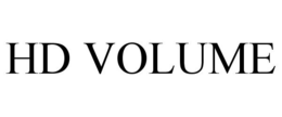 HD VOLUME trademark