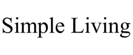 SIMPLE LIVING trademark