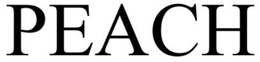 PEACH trademark