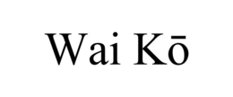 WAI KO trademark