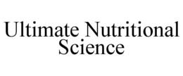 ULTIMATE NUTRITIONAL SCIENCE trademark