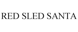 RED SLED SANTA trademark
