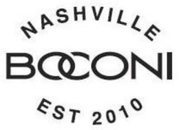 NASHVILLE BOCONI EST 2010 trademark