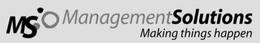 MS MANAGEMENTSOLUTIONS MAKING THINGS HAPPEN trademark