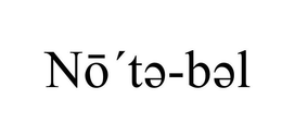 NO' TE-BEL trademark