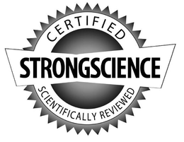 CERTIFIED STRONGSCIENCE SCIENTIFICALLY REVIEWED trademark