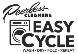 PEERLESS CLEANERS EASY CYCLE WASH DRY FOLD REPEAT trademark