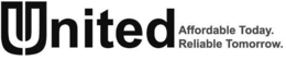 UNITED AFFORDABLE TODAY. RELIABLE TOMORROW. trademark
