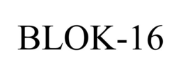 BLOK-16 trademark