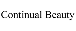 CONTINUAL BEAUTY trademark