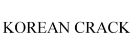 KOREAN CRACK trademark