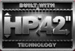 BUILT WITH HP42" TECHNOLOGY trademark