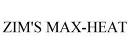 ZIM'S MAX-HEAT trademark